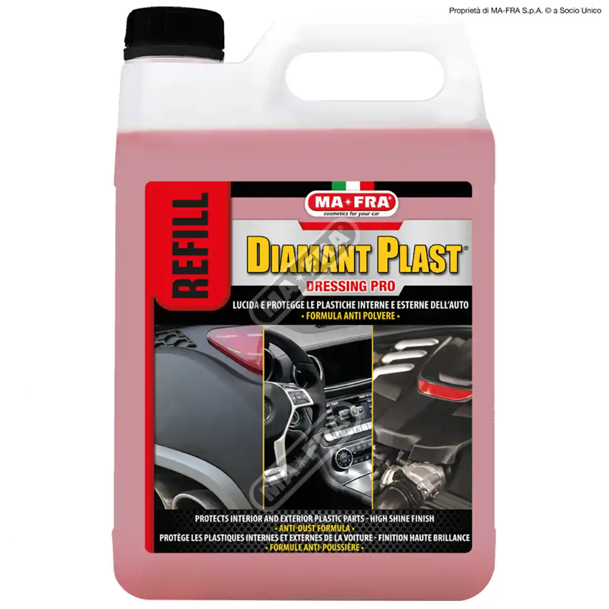 Diamantplast Dressing Pro 4500ML and Plastic Dressing for Professional Interior Care